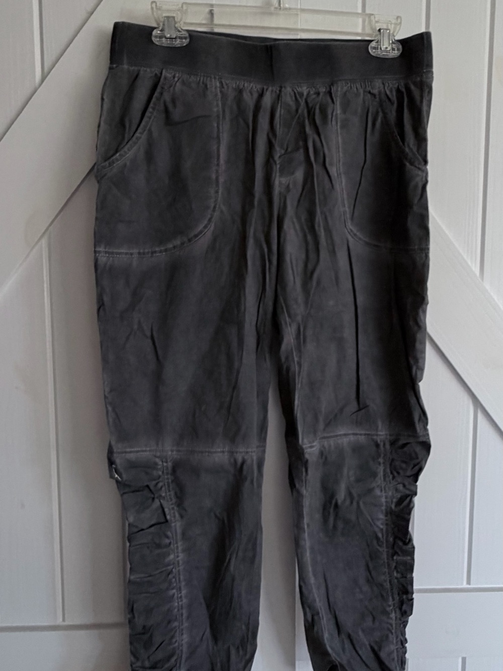 XCVI Women's Charcoal Gray Skinny Jogger Pants
